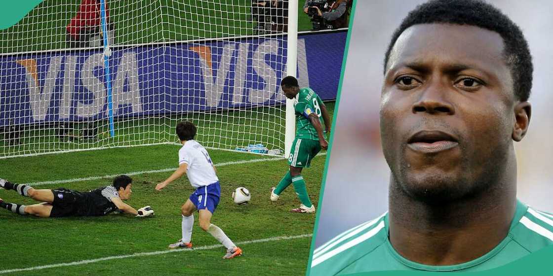Yakubu Aiyegbeni's missed goal at 2010 world cup Yakubu Aiyegbeni's missed goal at 2010 world cup
