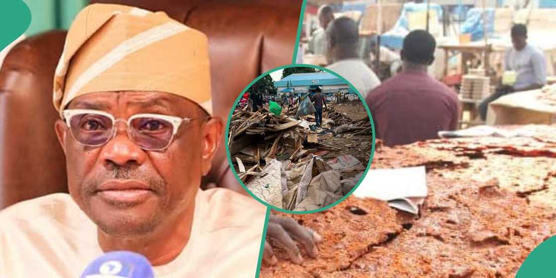 Gwamnatin Wike ta rusa shahararriyar kasuwar kilishi a Abuja Gwamnatin Wike ta rusa shahararriyar kasuwar kilishi a Abuja