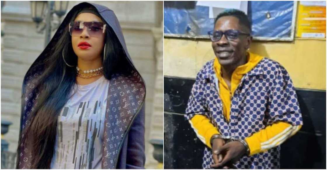 Shatta Wale and Angela Okorie Shatta Wale and Angela Okorie