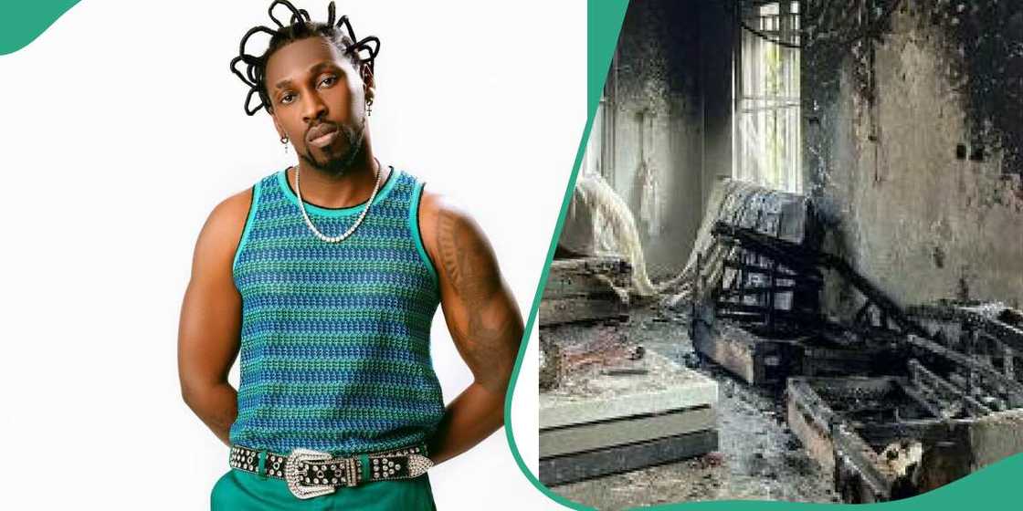 Orezi finally reveals what caused the fire that gutted his house Orezi finally reveals what caused the fire that gutted his house