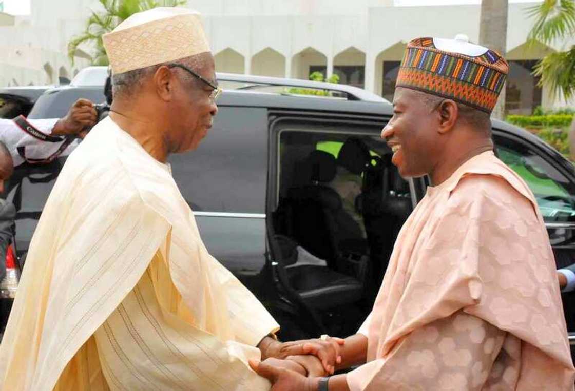 TY Danjuma: Jonathan greets ex-minister of defence at 82