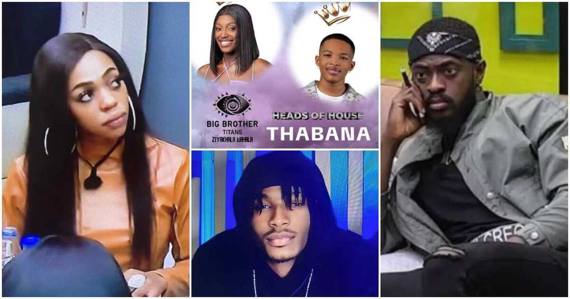 BBTitans: Thabang and Nana win HOH, use veto power.