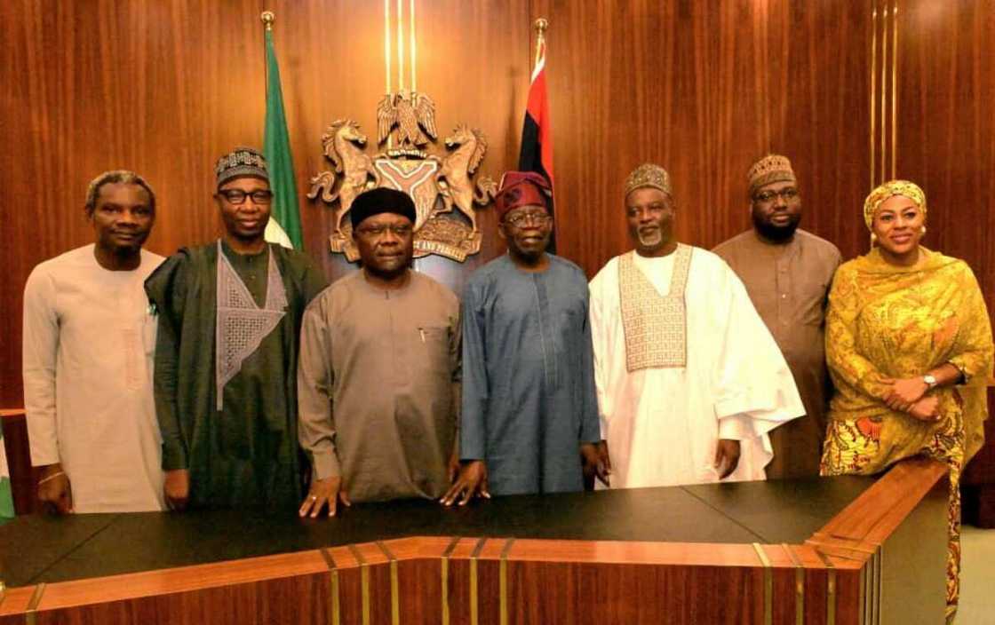 Tinubu ya sanya labule da masu neman shugabancin majalisa Tinubu ya sanya labule da masu neman shugabancin majalisa