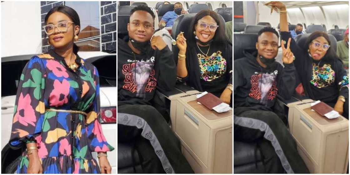 Iyabo Ojo jets off to turkey to spend quality time with her son (photo)