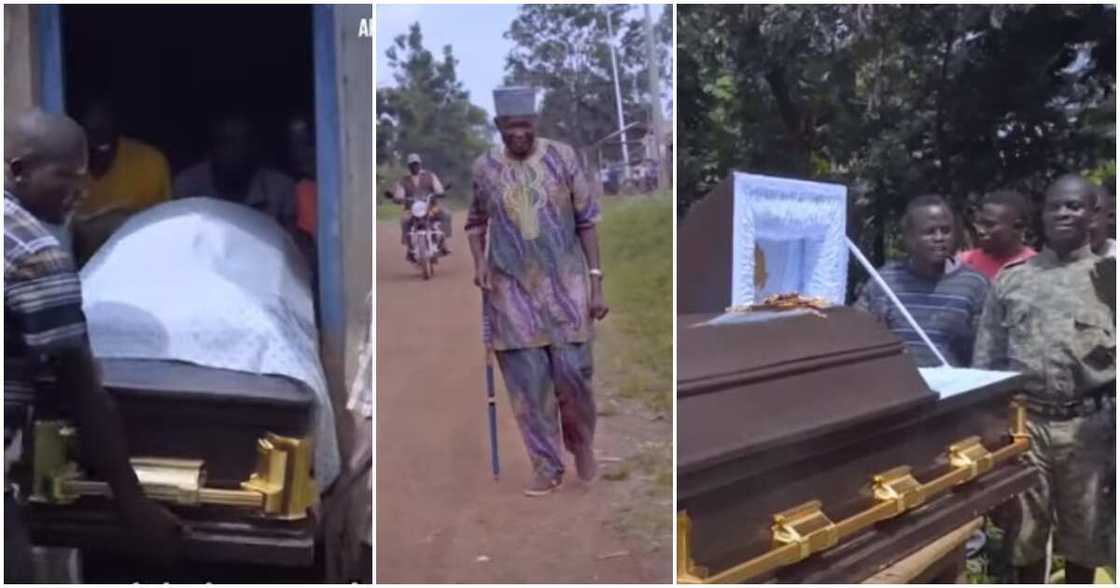 Video of man who dug his own grave, man digs his own grave, man plans own burial Video of man who dug his own grave, man digs his own grave, man plans own burial