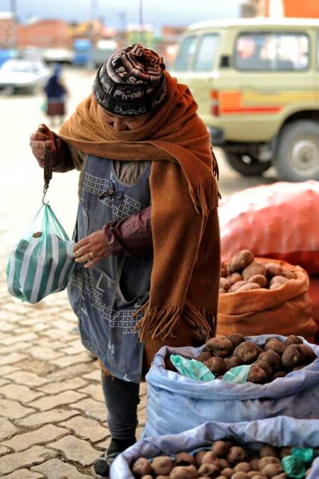 Potatoes are a staple in Bolivia