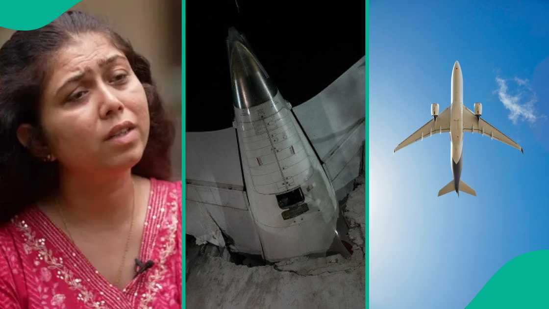 Woman mourns her husband who died in Air India plane crash. Woman mourns her husband who died in Air India plane crash.