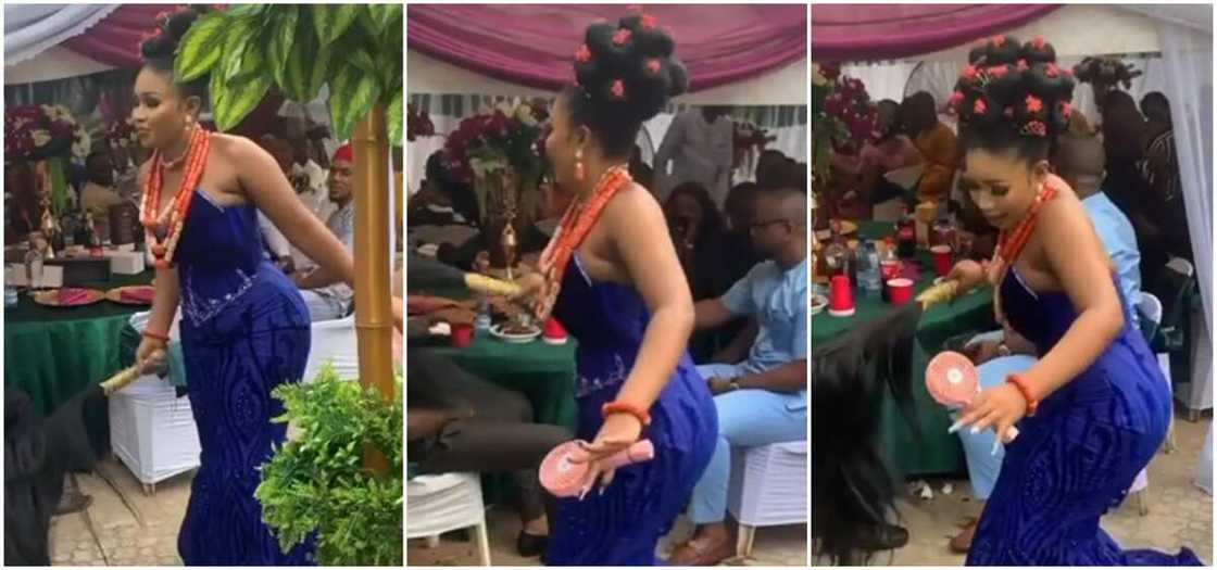 A beautiful-looking bride recently wowed the guests at her own wedding when she took to the dancing floor, making things look sweet and cool. A beautiful-looking bride recently wowed the guests at her own wedding when she took to the dancing floor, making things look sweet and cool.