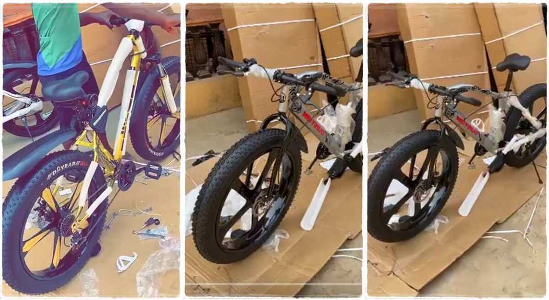 Photos of a bicycles imported into Nigeria for sale. Photos of a bicycles imported into Nigeria for sale.