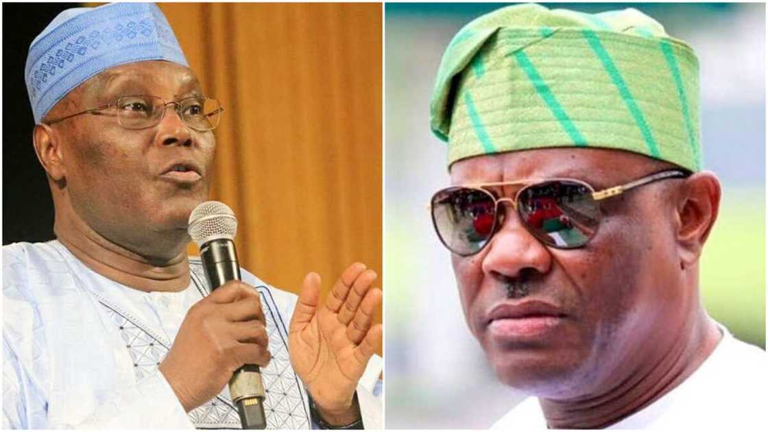 Wike and Atiku Wike and Atiku