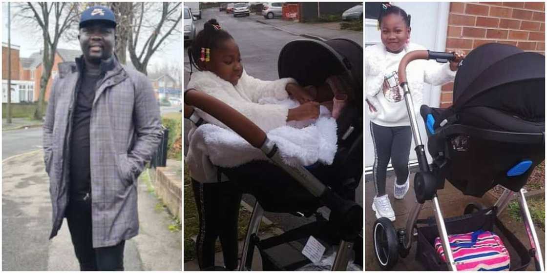 Seyi Law's daughter Tiwa carries out big sister duties (photo) Seyi Law's daughter Tiwa carries out big sister duties (photo)