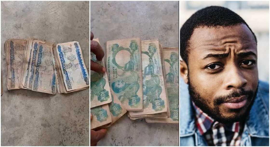 Photos of old N50 and N20 notes. Photos of old N50 and N20 notes.