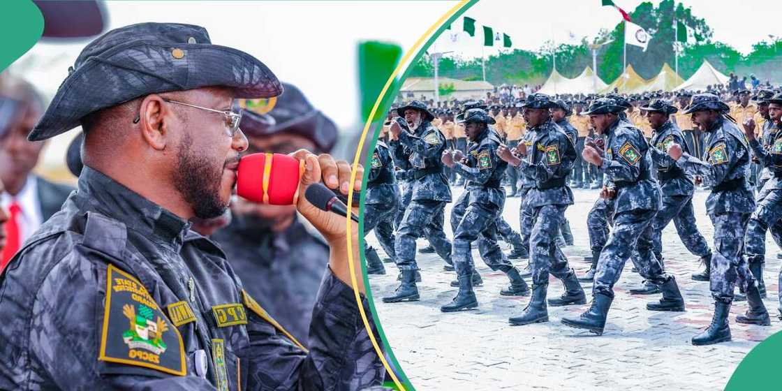 Gwamna Dauda ya kaddamar da rundunar tsaro Gwamna Dauda ya kaddamar da rundunar tsaro