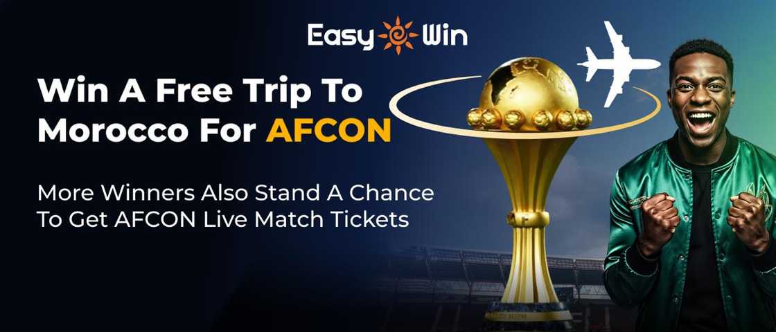 Easywin Launches AFCON Promo, Offers Nigerians Weekly All-Expense-Paid Morocco Trips Easywin Launches AFCON Promo, Offers Nigerians Weekly All-Expense-Paid Morocco Trips