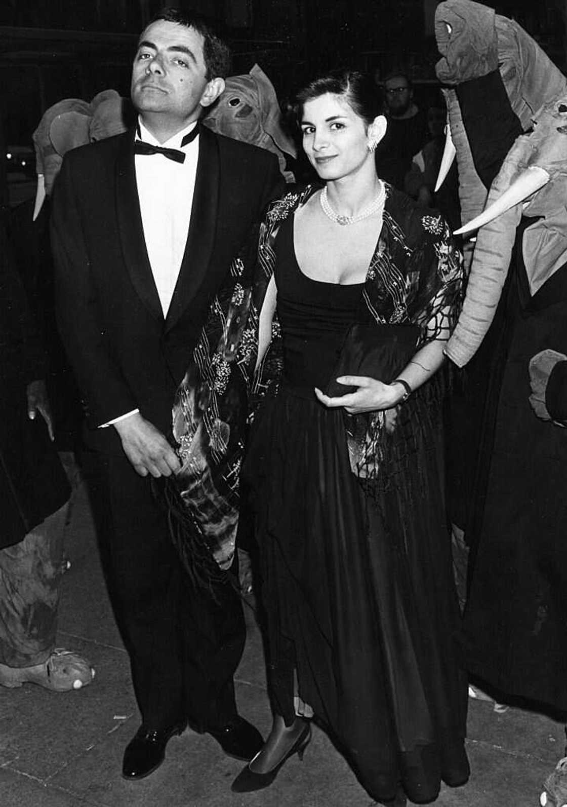 Sunetra Sastry and Rowan Atkinson Sunetra Sastry and Rowan Atkinson