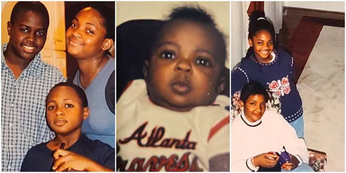 Davido and his family members Davido and his family members