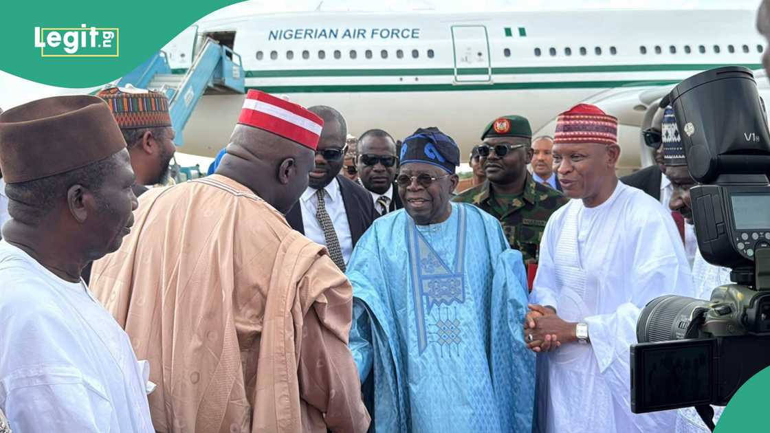 Tinubu storms Kano for a visit to the Dantata's family Tinubu storms Kano for a visit to the Dantata's family