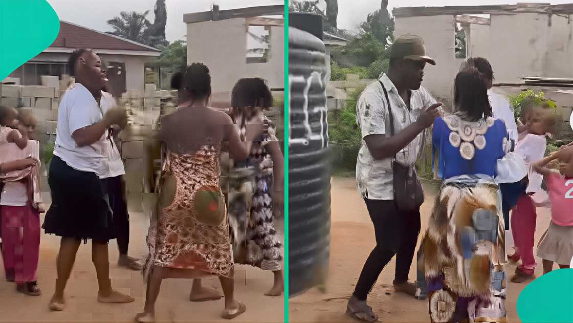 Mother in pain as her sister-in-law shaves her children's heads without consent. Mother in pain as her sister-in-law shaves her children's heads without consent.