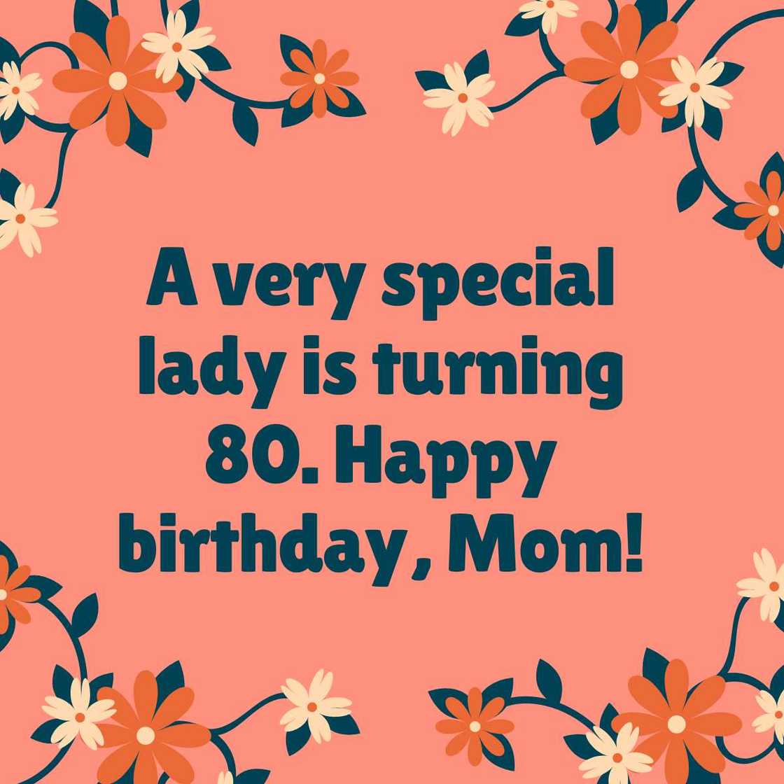 80th birthday greetings