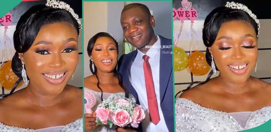 Lady reveals message her husband first sent her. Lady reveals message her husband first sent her.