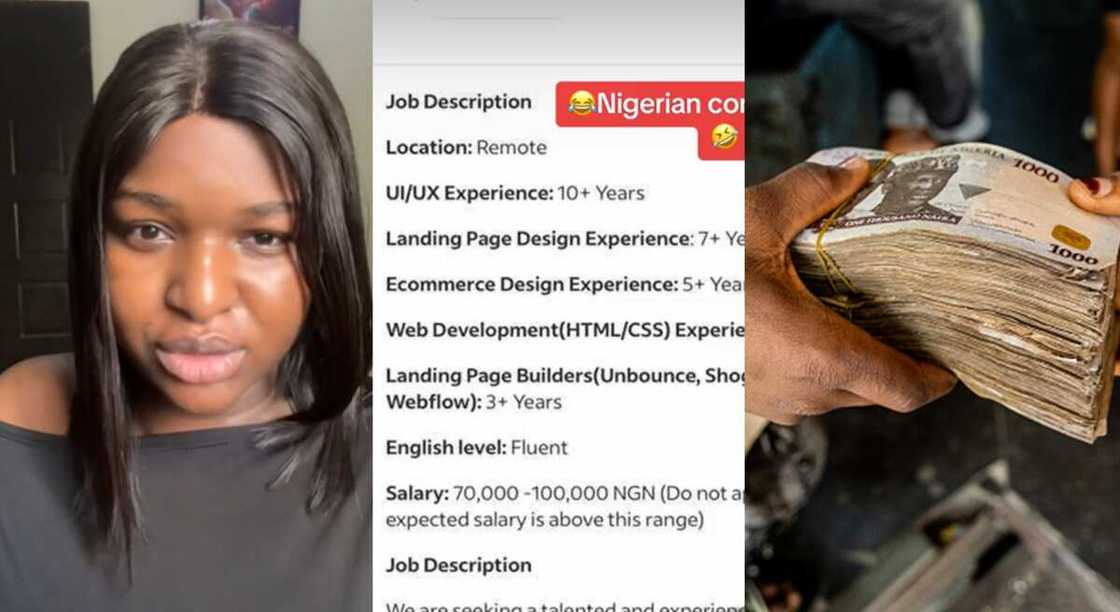 Photos of a tech job in Nigeria that requires 28 years of experience.