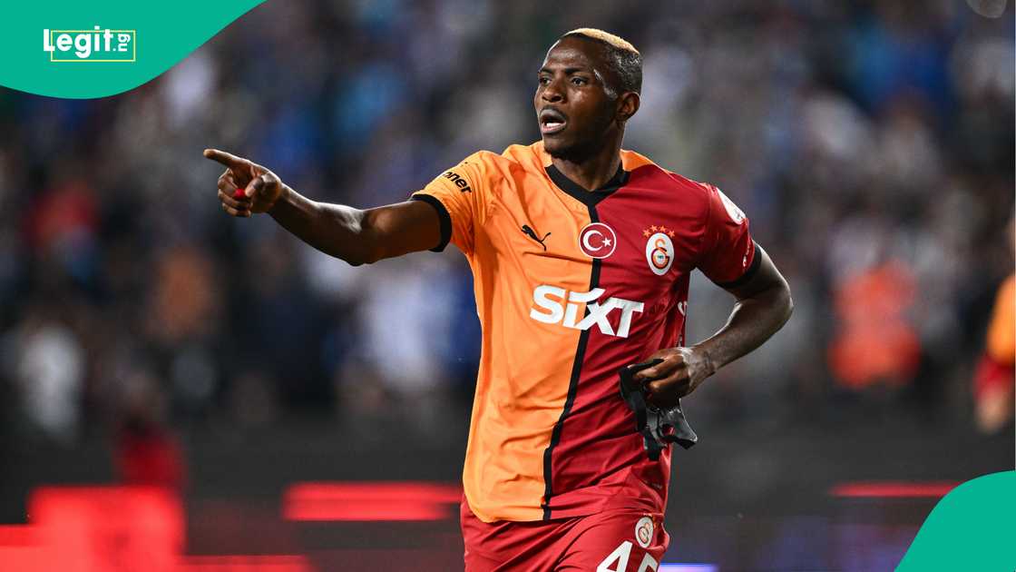 Victor Osimhen, Galatasaray, Kayserispor, Rams Park, Istanbul, Turkiye, Super Lig. Victor Osimhen, Galatasaray, Kayserispor, Rams Park, Istanbul, Turkiye, Super Lig.