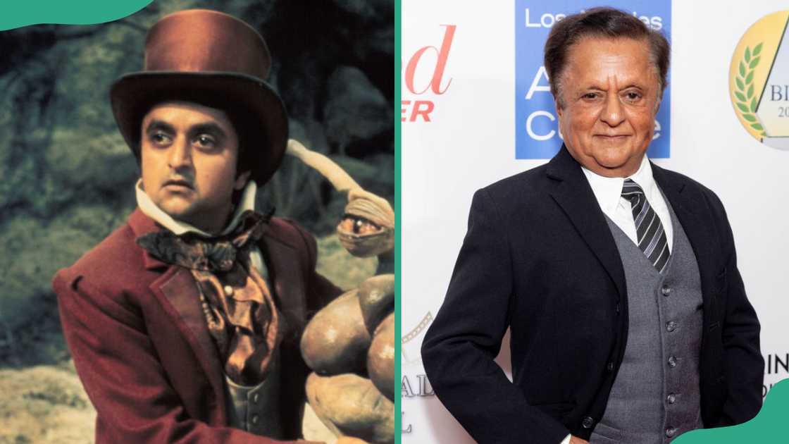 Deep Roy in 1983 (L). Deep Roy now (R). Deep Roy in 1983 (L). Deep Roy now (R).