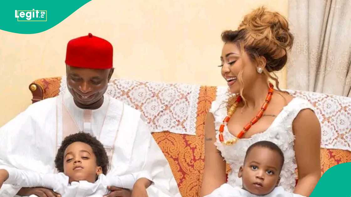 Regina Daniels's alleged chat with son's nanny leaks amid custody battle with Ned Nwoko. Regina Daniels's alleged chat with son's nanny leaks amid custody battle with Ned Nwoko.