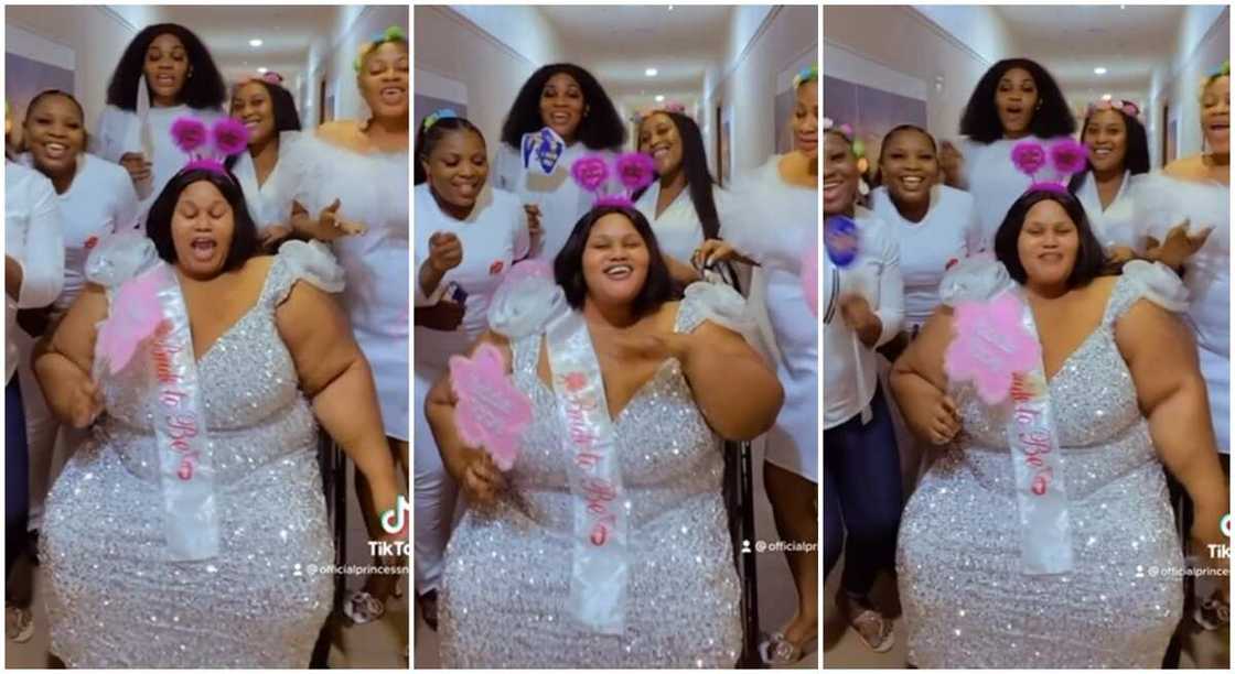 Nigerian bride dancing to Buga by Kizz Daniel.