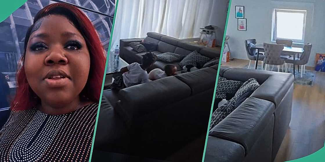 Nigerian woman overjoyed over new house Nigerian woman overjoyed over new house