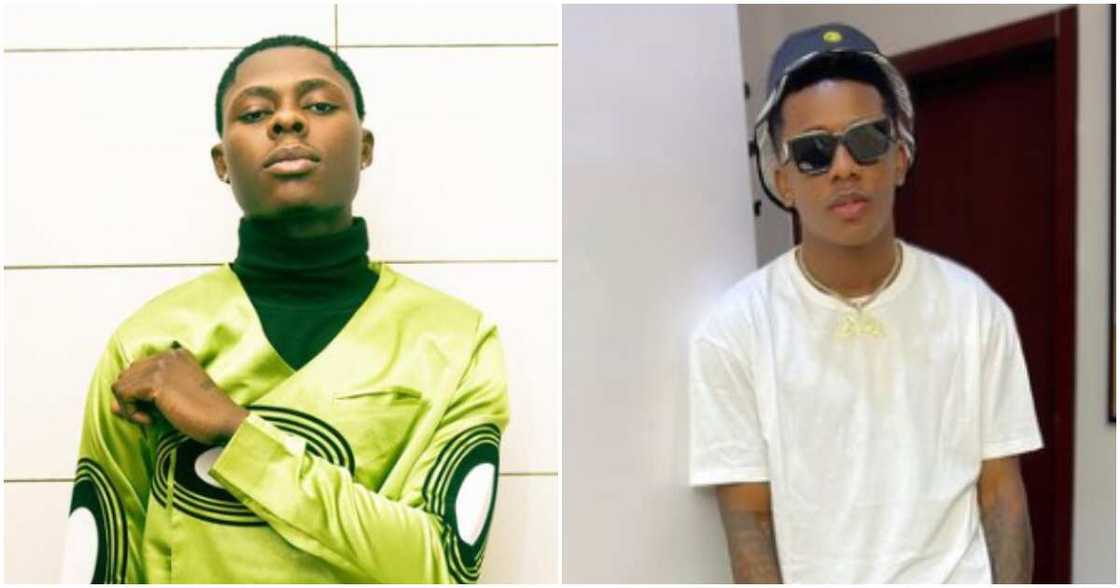 Nigeria singers Mohbad and Small Doctor Nigeria singers Mohbad and Small Doctor