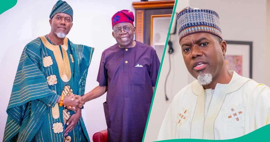 Reno Omokri da Shugaba Tinubu. Reno Omokri da Shugaba Tinubu.