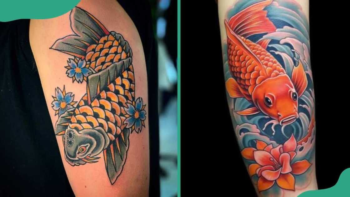Koi fish traditional tattoo Koi fish traditional tattoo