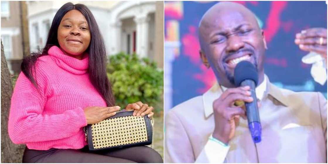 Actress Chioma Ifemeludike and Apostle Suleman Actress Chioma Ifemeludike and Apostle Suleman