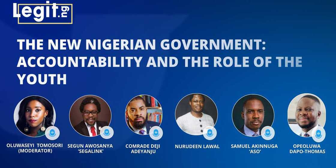 Legit.ng, Twitter Space, Speakers, Panel Legit.ng, Twitter Space, Speakers, Panel