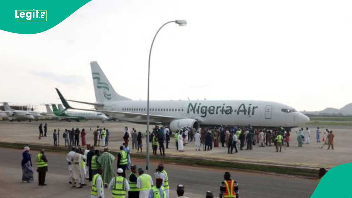 Wani jirgin Nigerian Air a Abuja Wani jirgin Nigerian Air a Abuja