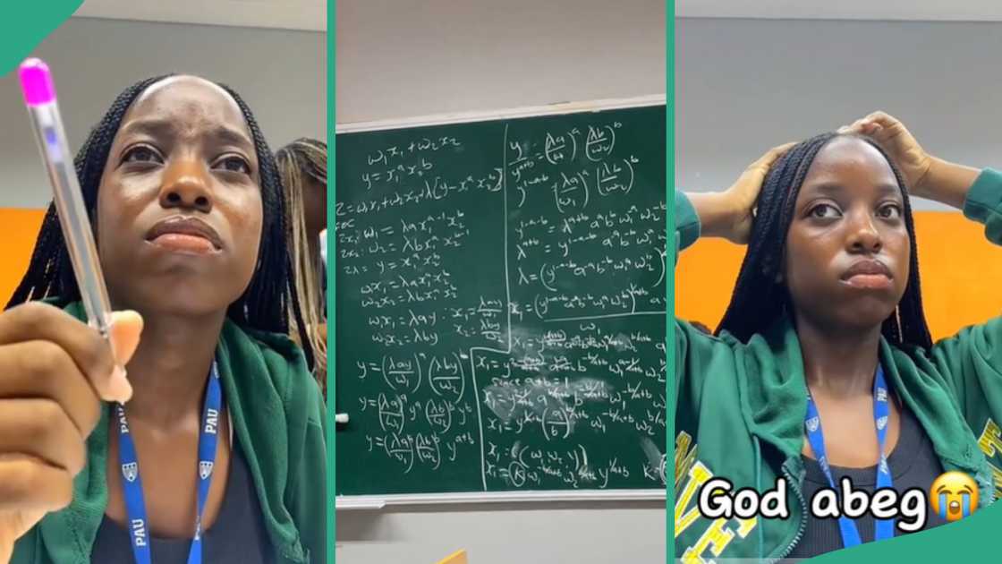Lady shares her journey at the university. Lady shares her journey at the university.