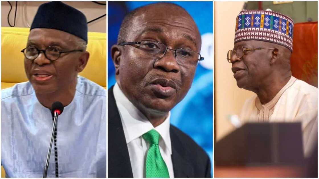 Bola Tinubu/Godwin Emefiele/CBN/Bello Matawalle/Yahaya Bello/Abdullahi Ganduje