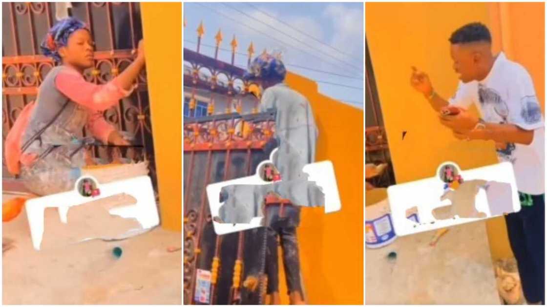 One of the men said no girl should ask him for money. One of the men said no girl should ask him for money.