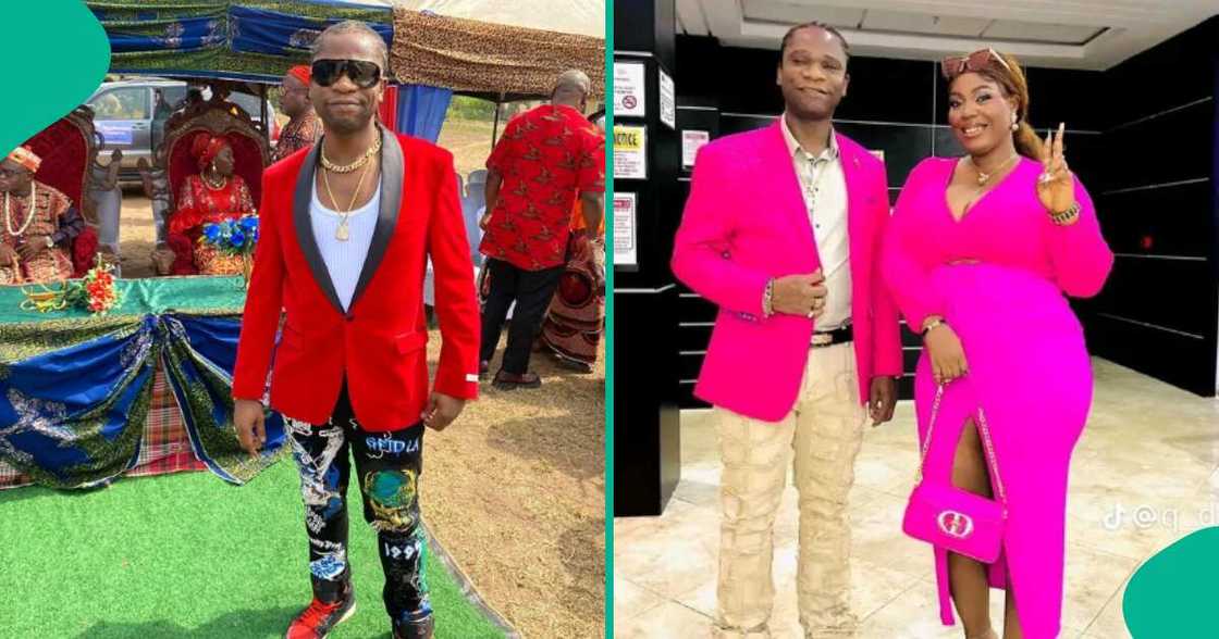 Speed Darlington finally finds love, rocks matching outfit with his woman. Speed Darlington finally finds love, rocks matching outfit with his woman.