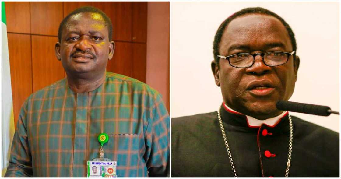 Adesina blast Kukah/ Adesina attacks Bishop Kukah/ Adesina tackles Bishop Kukah