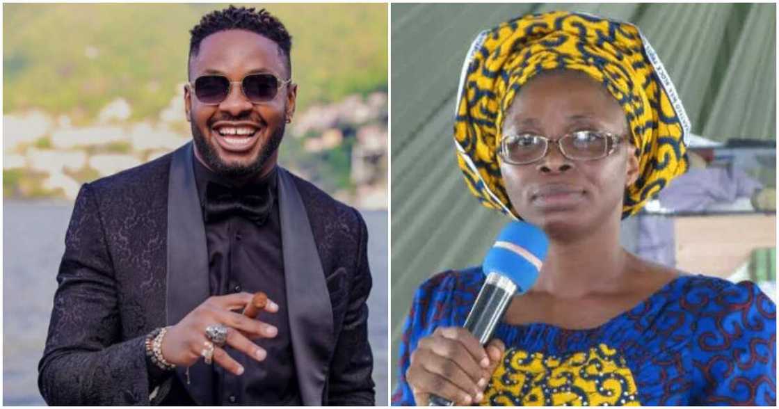 BBNaija ex-housemate Cross, Mummy G.O BBNaija ex-housemate Cross, Mummy G.O