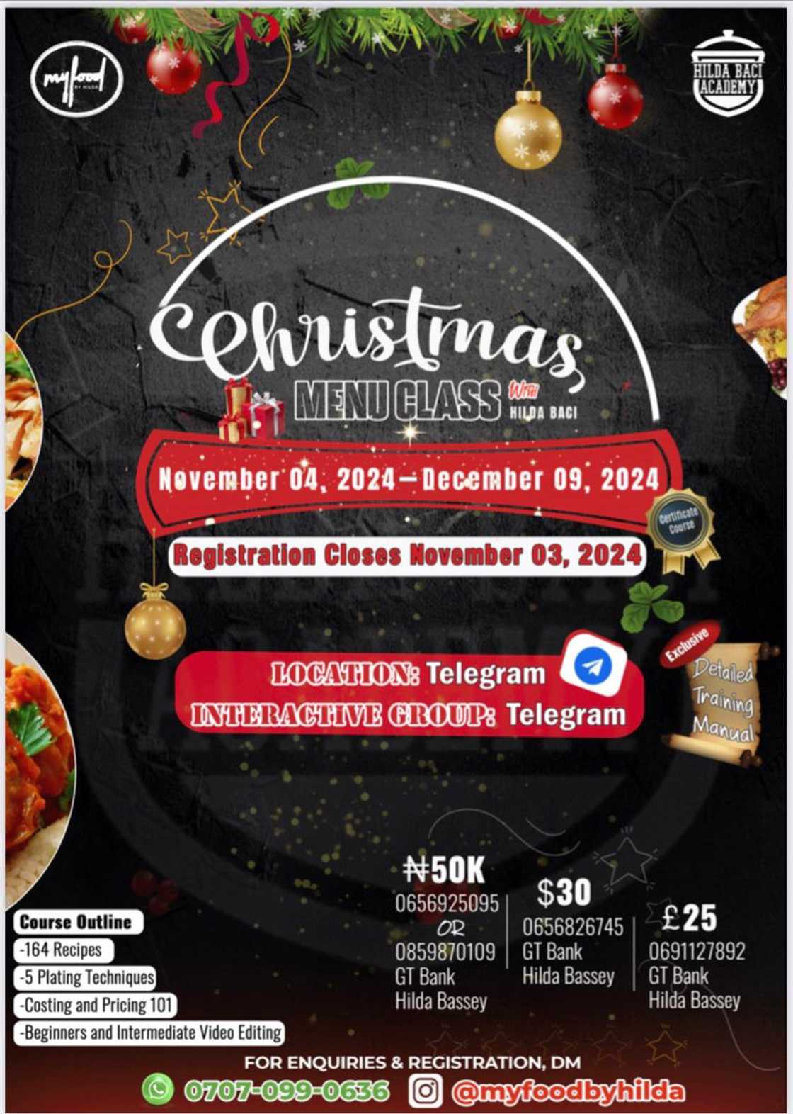 Hilda Baci Academy launches Christmas Menu Cooking Class to empower aspiring chefs Hilda Baci Academy launches Christmas Menu Cooking Class to empower aspiring chefs