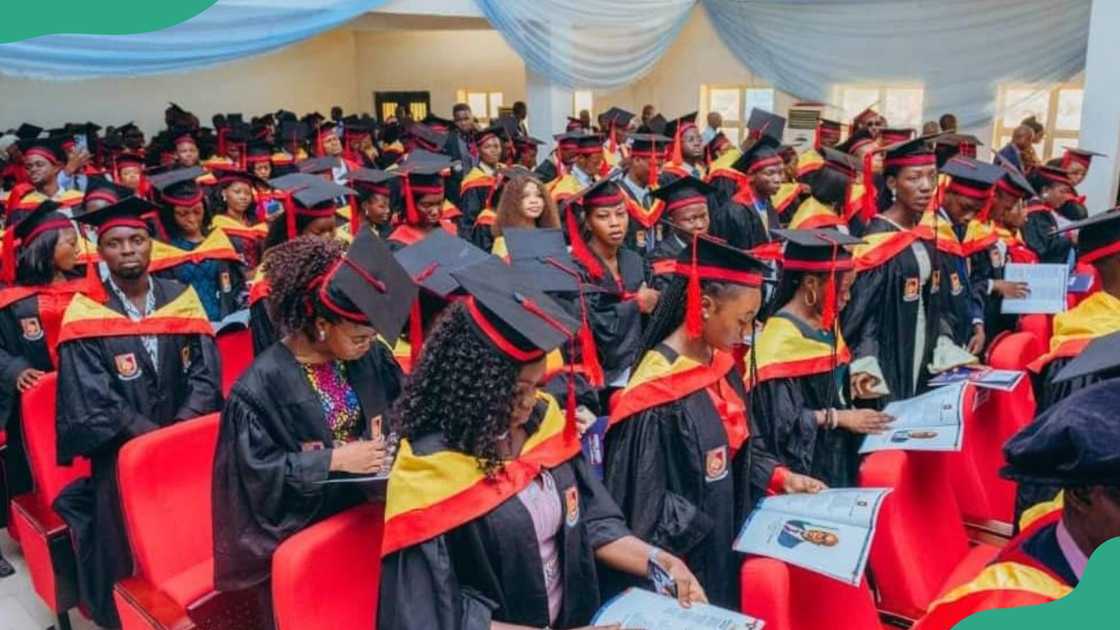 Graduation ceremony at Olusegun Agagu University of Science and Technology Graduation ceremony at Olusegun Agagu University of Science and Technology