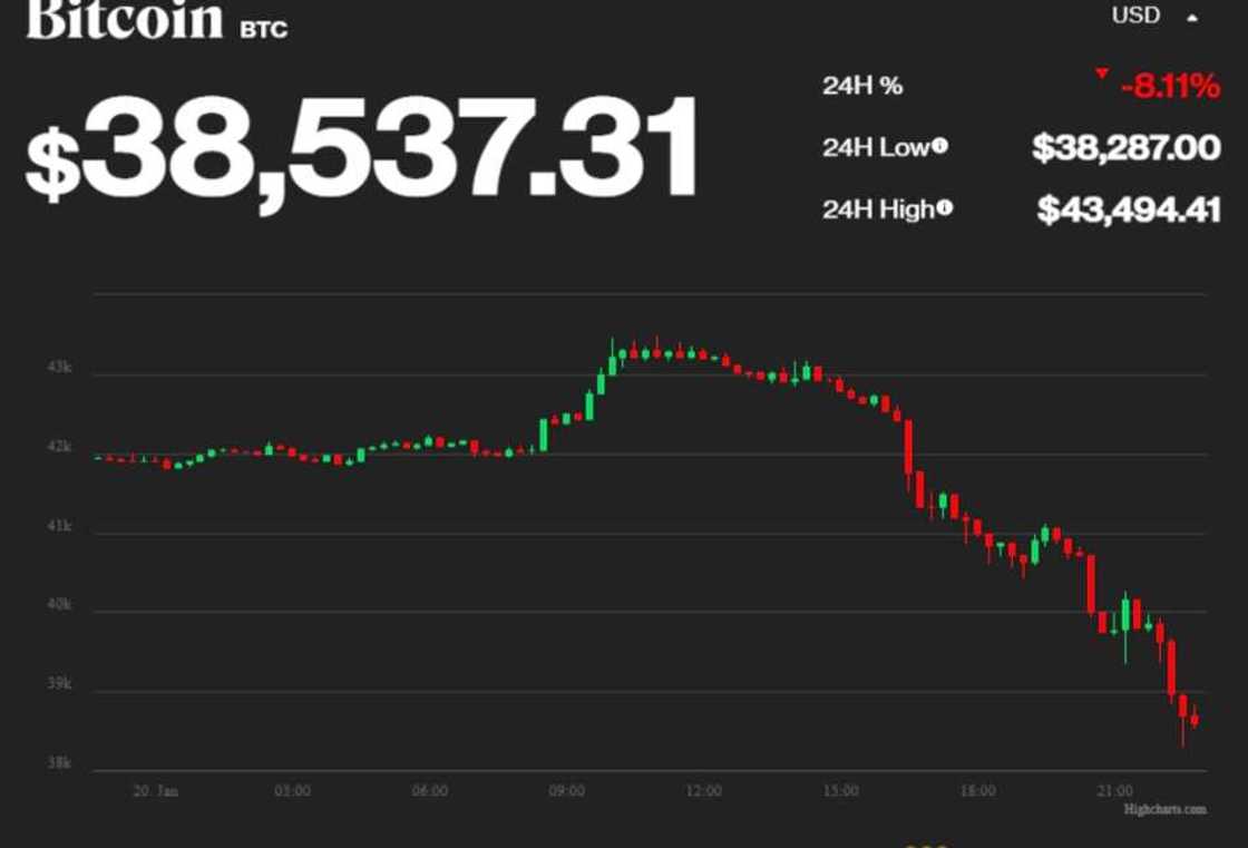 185,480 cryptocurrency investors in tears as their wallets go empty after Bitcoin drops dramatically