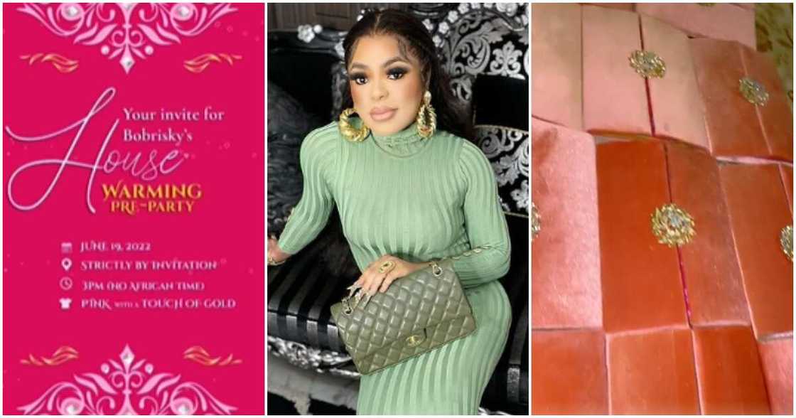 Bobrisky called out over housewarming party Bobrisky called out over housewarming party