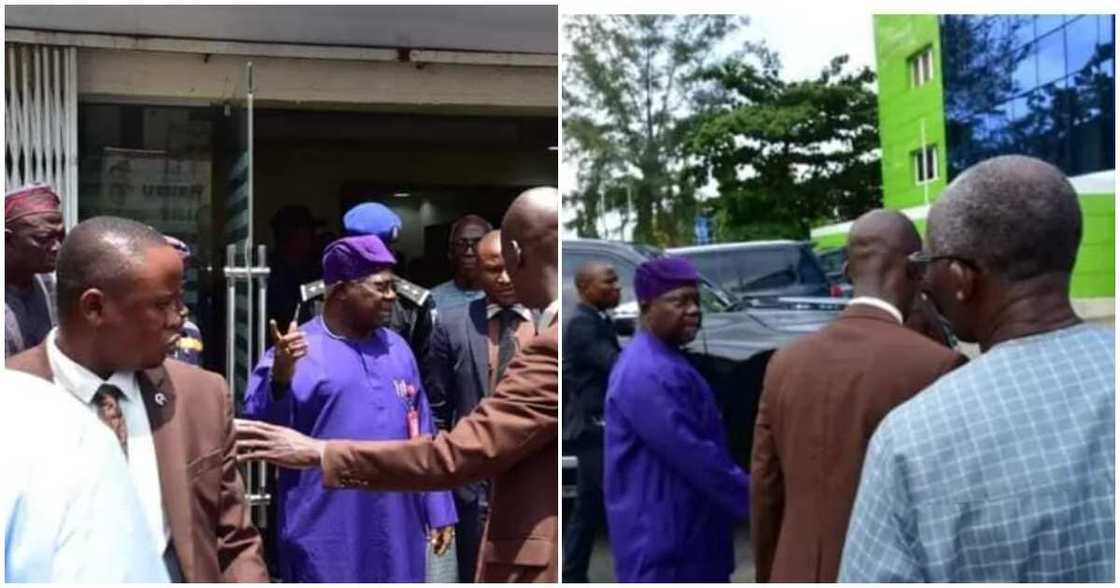 Omisore shut out of APC meeting/ APC crisis/ Tinubu allegedly ordered Omisore to resign/ Omisore allegedly resign Omisore shut out of APC meeting/ APC crisis/ Tinubu allegedly ordered Omisore to resign/ Omisore allegedly resign