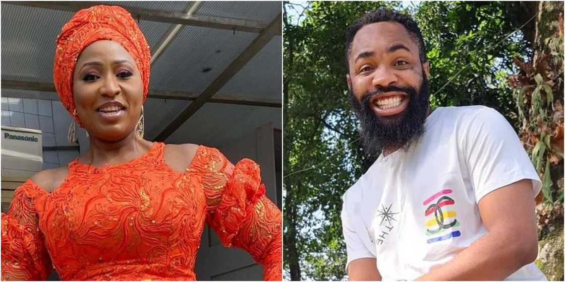 Morayo Brown and comedian Arole Morayo Brown and comedian Arole