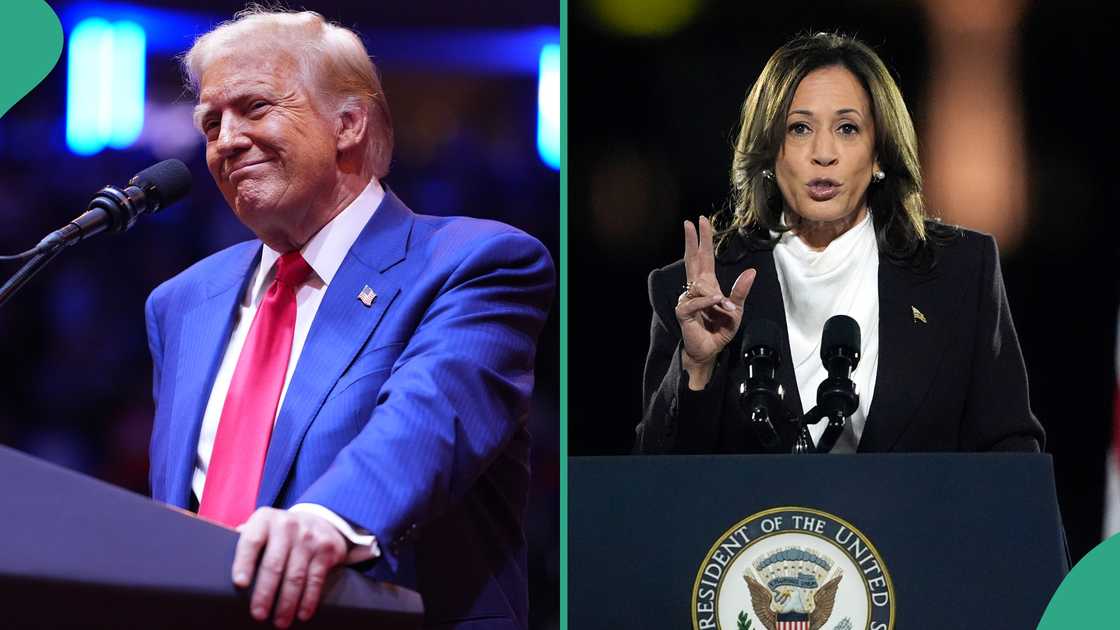 Former US President Donald Trump has declared victory over his opponent, Kamala Harris in the US presidential election, after winning three battlefield states.