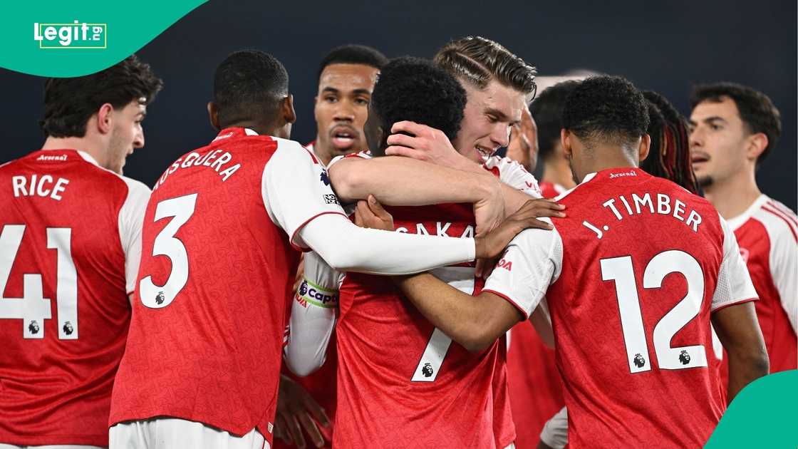 Bukayo Saka, Premier League, Brighton, Arsenal, Amex Stadium, England.